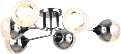 Потолочный светильник Mirastyle SX-N-2243/6 CH+BK - фото