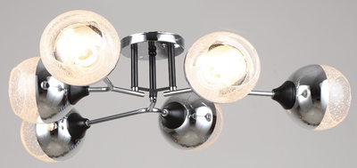 Потолочный светильник Mirastyle SX-N-2243/6 CH+BK