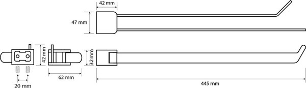 Держатель для полотенца Bemeta Organic 167004100