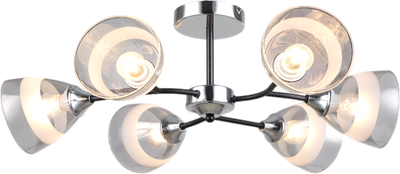 Потолочный светильник Mirastyle SX-N-2249/6 CH+BK - фото