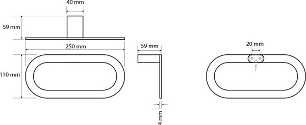 Кольцо для полотенца Bemeta Organic 167104380