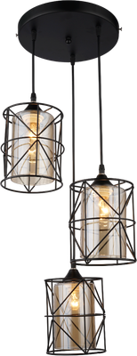 Потолочный светильник Mirastyle SX-N-3747/3H BK - фото