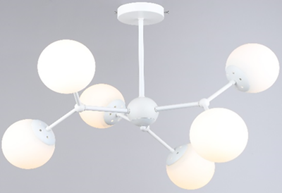 Потолочный светильник Mirastyle SX-N-6097/6 WT+CH - фото