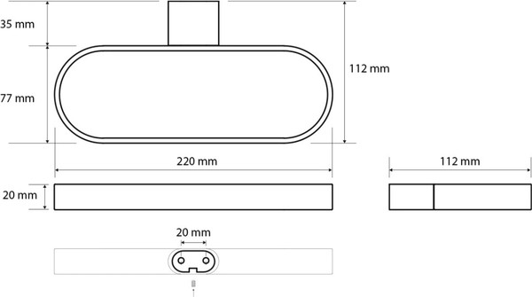 Кольцо для полотенца Bemeta Organic 167104060
