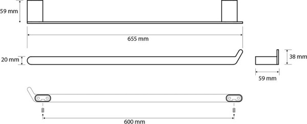 Держатель для полотенца Bemeta Organic 167104370