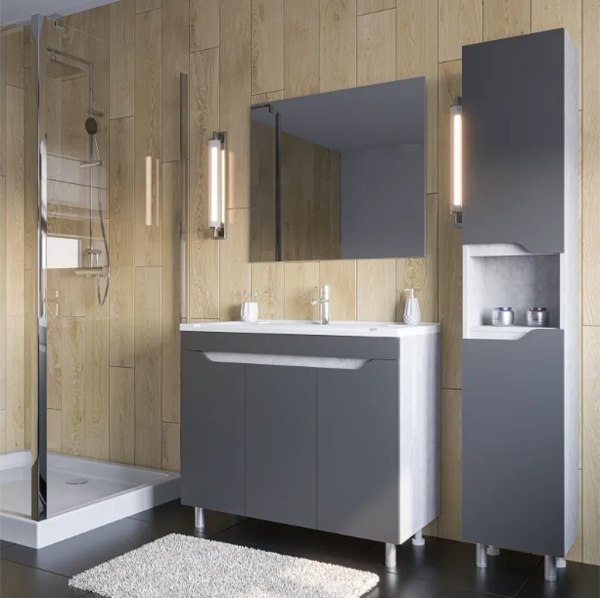 Шкаф-пенал для ванной Axus Фламини 35