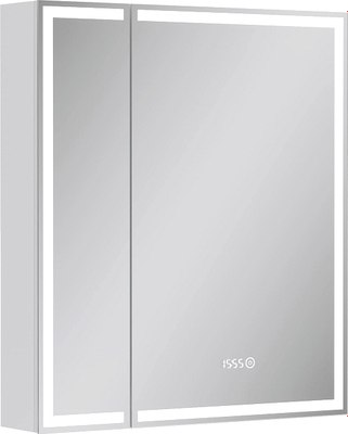 Шкаф с зеркалом для ванной EQUIL Corner LED 70 / szCORNER70 - фото
