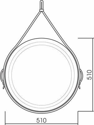 Зеркало Toppus Velvet 51 / 2911.008