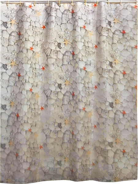 Шторка-занавеска для ванны Miranda Pearl Beige 180x200 - фото