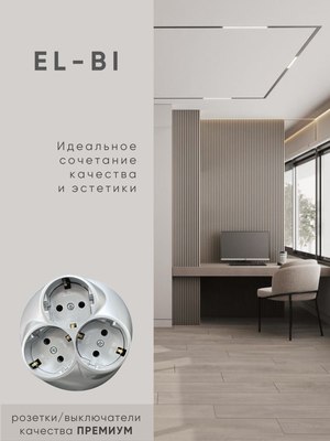 Розетка El-Bi Zena 500-001000-819