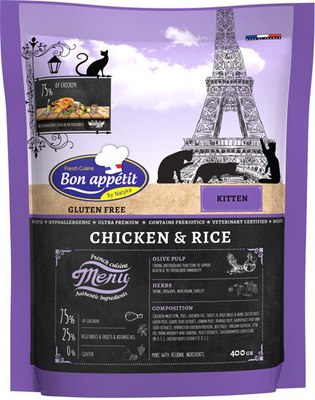 Сухой корм для кошек Bon Appetit Cat Kitten с курицей / 681793 - фото