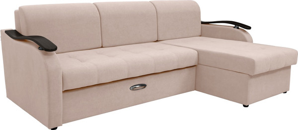 Диван угловой Сириус Лидер-2 с оттоманкой НПБ 250x165 - фото