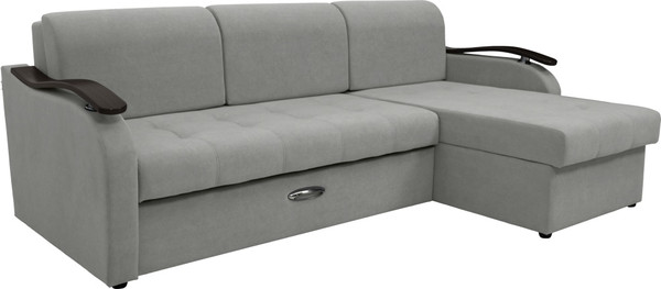 Диван угловой Сириус Лидер-2 с оттоманкой НПБ 250x165 - фото