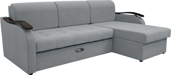 Диван угловой Сириус Лидер-2 с оттоманкой НПБ 250x165 - фото