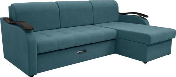 Диван угловой Сириус Лидер-2 с оттоманкой НПБ 250x165 - фото