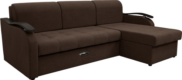 Диван угловой Сириус Лидер-2 с оттоманкой НПБ 250x165 - фото