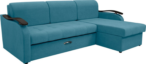 Диван угловой Сириус Лидер-2 с оттоманкой НПБ 250x165 - фото