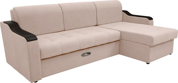 Диван угловой Сириус Лидер-3 с оттоманкой ППУ 260x165 - фото