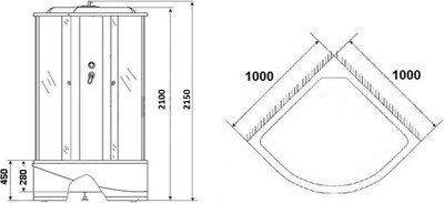 Душевая кабина Grossberg TM 710