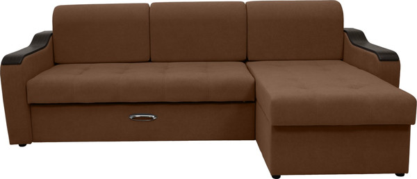 Диван угловой Сириус Лидер-3 с оттоманкой ППУ 260x165