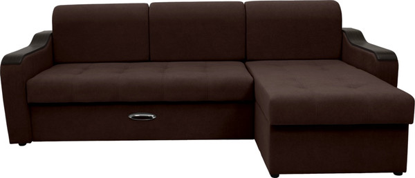 Диван угловой Сириус Лидер-3 с оттоманкой ППУ 260x165