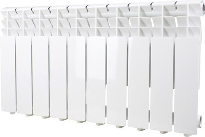 Радиатор алюминиевый Oasis Eco 350/80/10 - фото