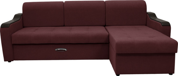 Диван угловой Сириус Лидер-3 с оттоманкой ППУ 260x165