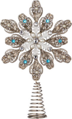 Верхушка для елки Erich Krause Decor. Ледяной цветок / 62363 - фото