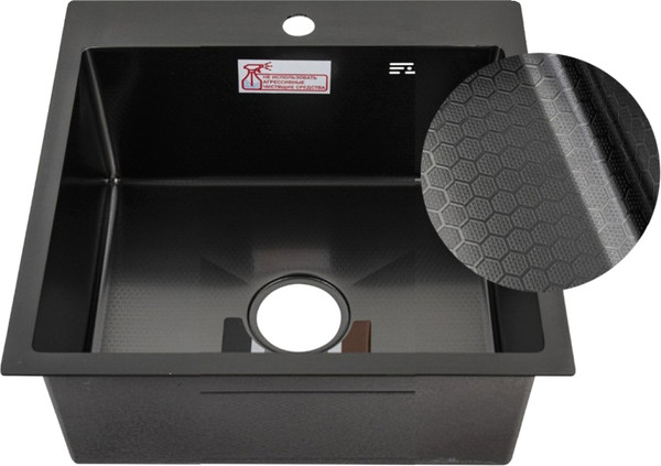 Мойка кухонная Schtoff Best Decor Black 5050 - фото