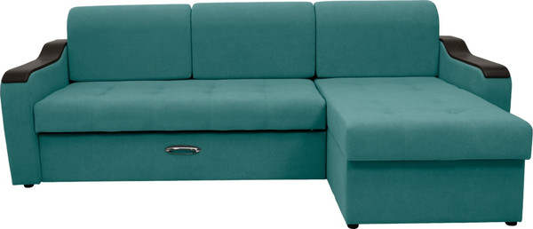 Диван угловой Сириус Лидер-3 с оттоманкой ППУ 260x165