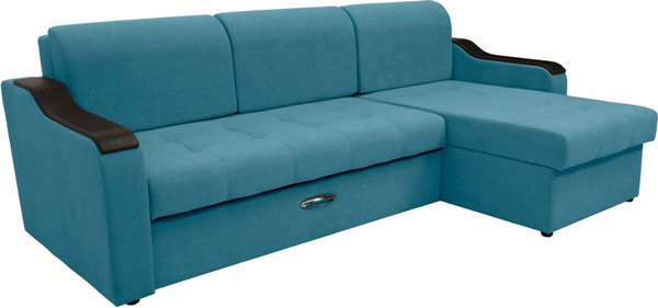 Диван угловой Сириус Лидер-3 с оттоманкой ППУ 260x165 - фото