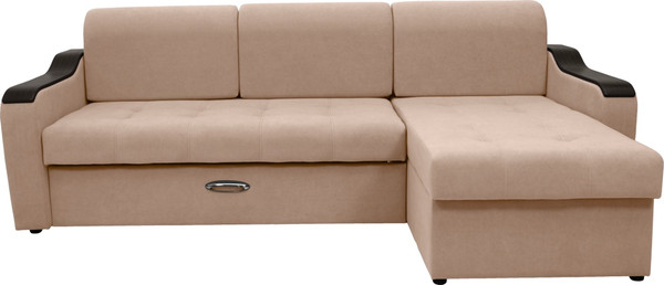 Диван угловой Сириус Лидер-3 с оттоманкой ППУ 260x165