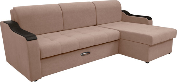 Диван угловой Сириус Лидер-3 с оттоманкой НПБ 260x165 - фото