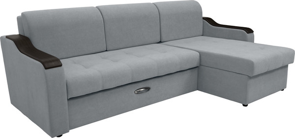 Диван угловой Сириус Лидер-3 с оттоманкой НПБ 260x165 - фото