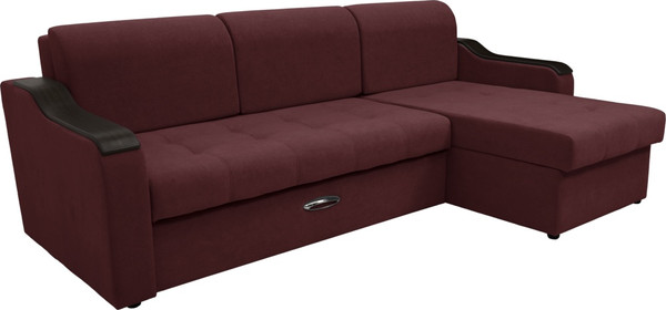 Диван угловой Сириус Лидер-3 с оттоманкой НПБ 260x165 - фото