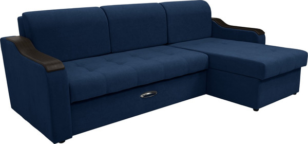 Диван угловой Сириус Лидер-3 с оттоманкой НПБ 260x165 - фото