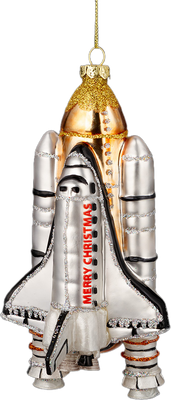 Елочная игрушка Erich Krause Decor. Космический корабль / 62358 - фото