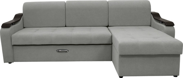 Диван угловой Сириус Лидер-4 с оттоманкой ППУ 260x165