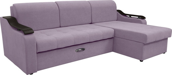 Диван угловой Сириус Лидер-4 с оттоманкой ППУ 260x165 - фото