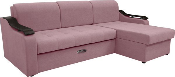 Диван угловой Сириус Лидер-4 с оттоманкой ППУ 260x165 - фото