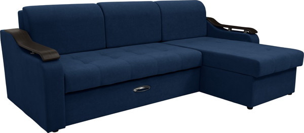 Диван угловой Сириус Лидер-4 с оттоманкой ППУ 260x165 - фото