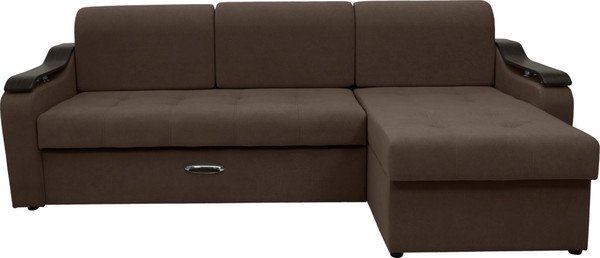 Диван угловой Сириус Лидер-4 с оттоманкой ППУ 260x165