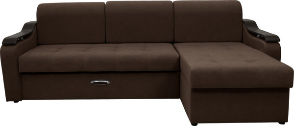 Диван угловой Сириус Лидер-4 с оттоманкой ППУ 260x165