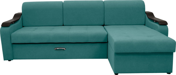 Диван угловой Сириус Лидер-4 с оттоманкой ППУ 260x165