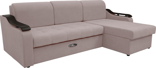 Диван угловой Сириус Лидер-4 с оттоманкой НПБ 260x165 - фото