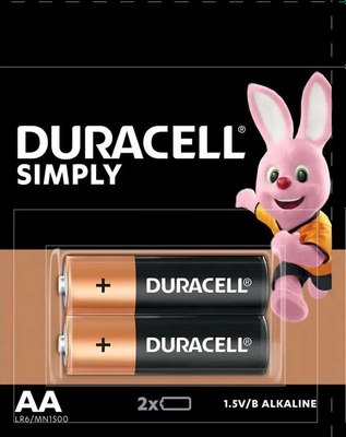 Комплект батареек Duracell LR6/MN1500 20BP - фото