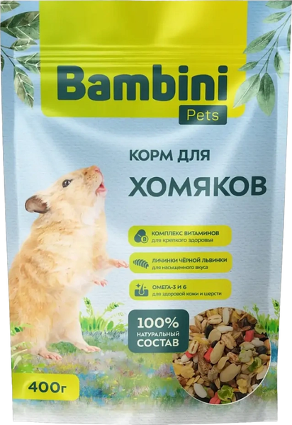 Корм для грызунов Bambini Pets Для хомяков - фото