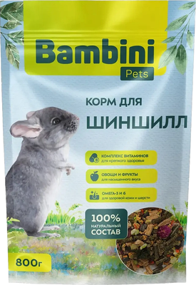 Корм для грызунов Bambini Pets Для шиншилл - фото