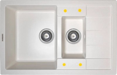 Мойка кухонная Ecoshtein Rechteck 781.5 (латте) - фото