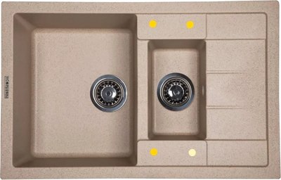 Мойка кухонная Ecoshtein Rechteck 781.5 (песочный) - фото
